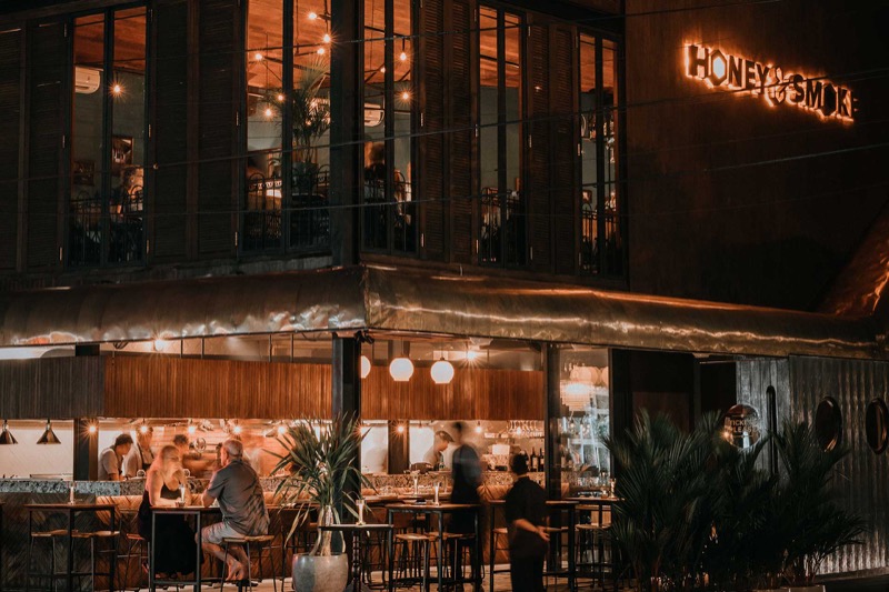 Honey & Smoke restaurant in Ubud Bali