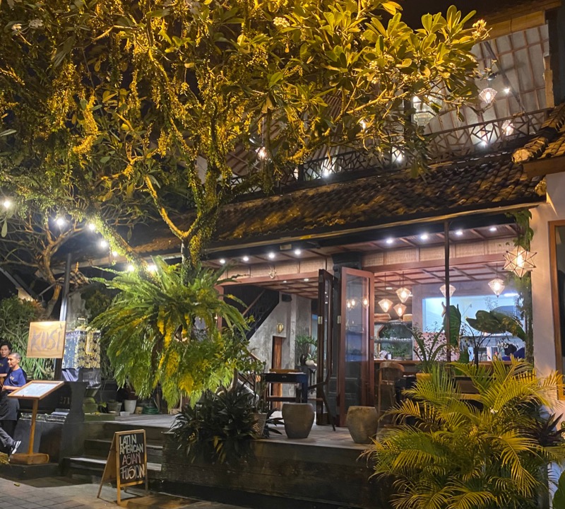 Kusi restaurant Ubud - South American Asian fusion
